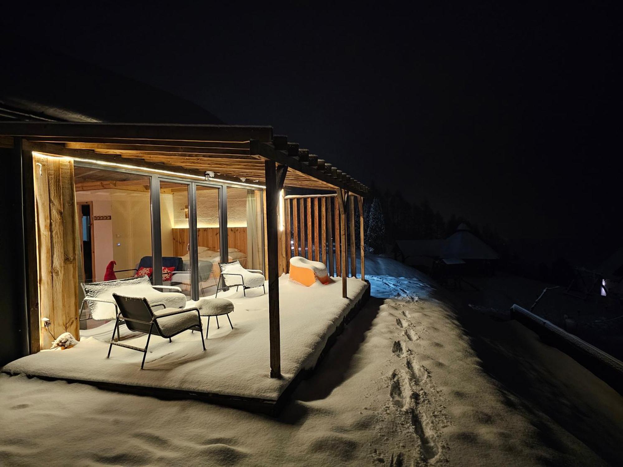 Chata W Bieszczadzie Apartamenty I Domki Z Sauna Bieszczady Polańczyk Exteriér fotografie