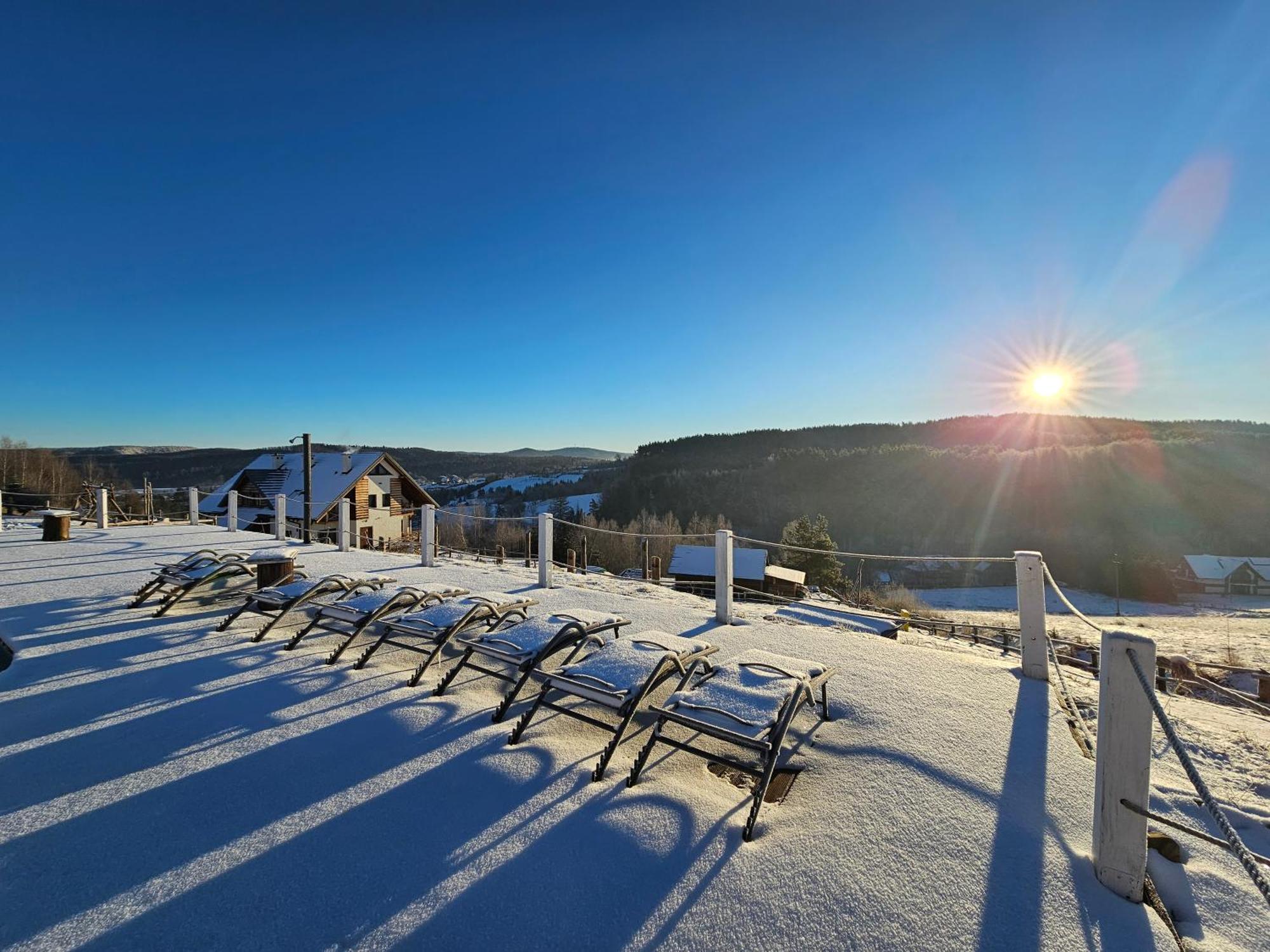 Chata W Bieszczadzie Apartamenty I Domki Z Sauna Bieszczady Polańczyk Exteriér fotografie