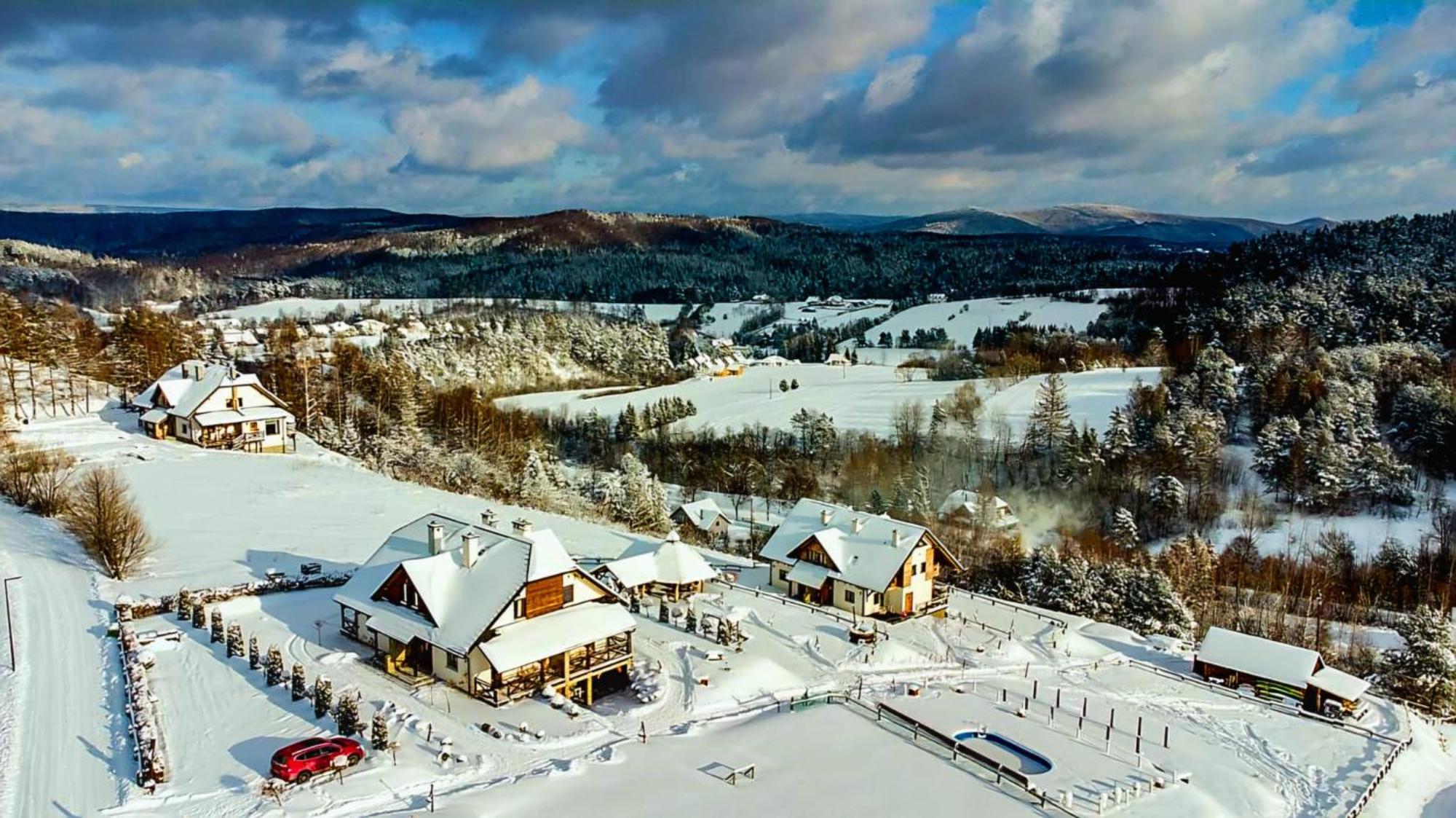 Chata W Bieszczadzie Apartamenty I Domki Z Sauna Bieszczady Polańczyk Exteriér fotografie
