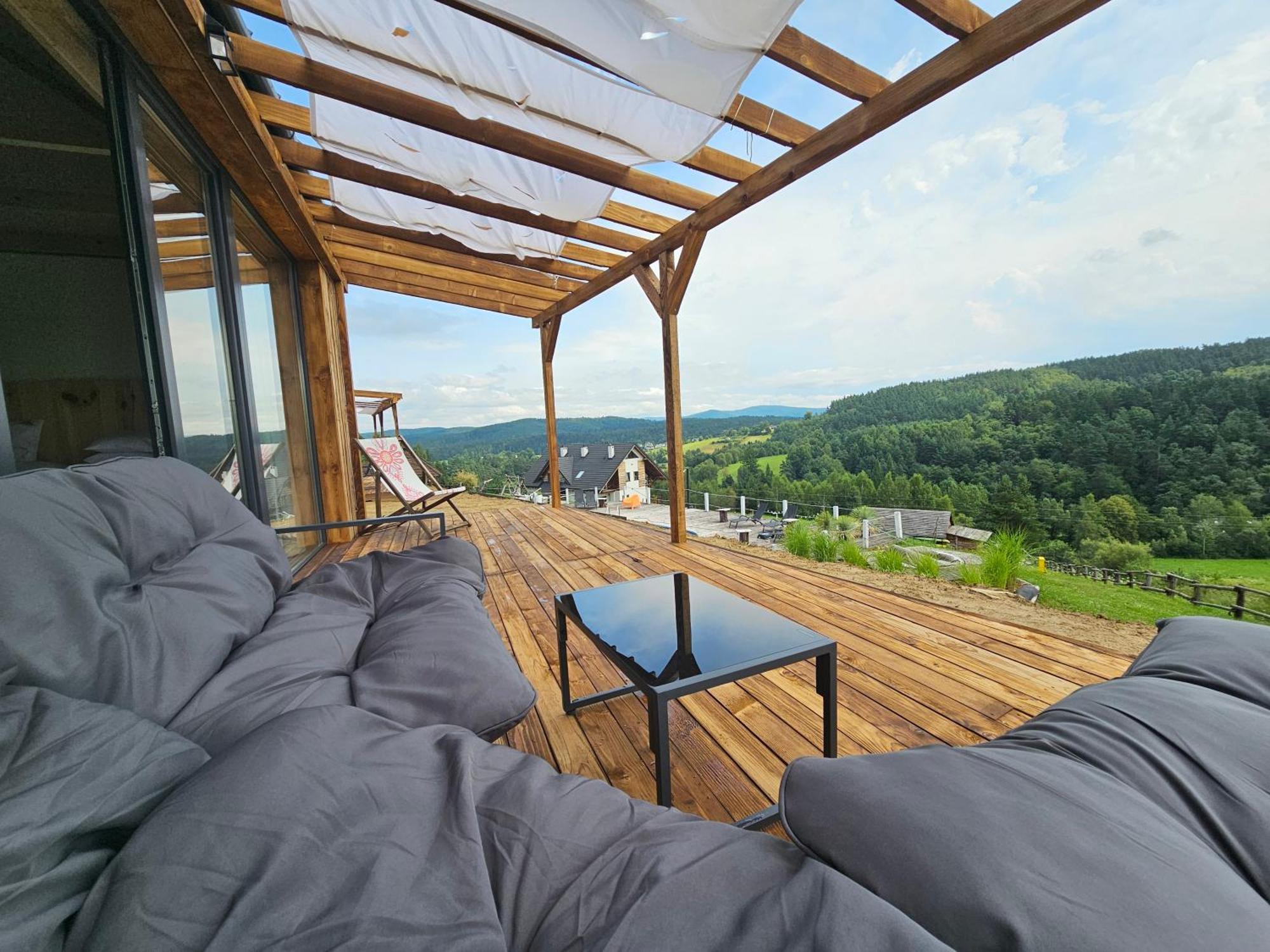 Chata W Bieszczadzie Apartamenty I Domki Z Sauna Bieszczady Polańczyk Exteriér fotografie