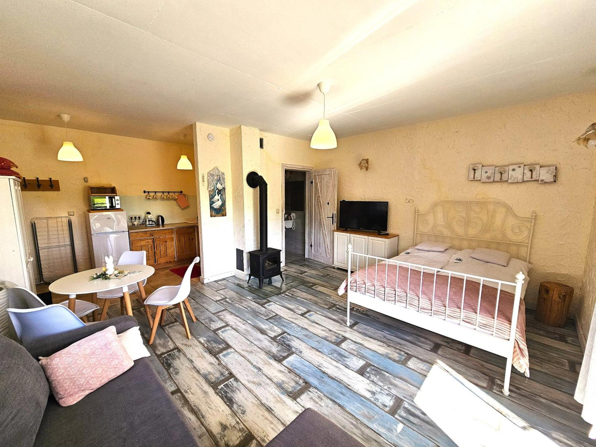 Chata W Bieszczadzie Apartamenty I Domki Z Sauna Bieszczady Polańczyk Exteriér fotografie